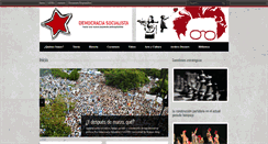 Desktop Screenshot of democraciasocialista.org