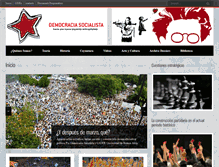 Tablet Screenshot of democraciasocialista.org